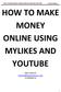 HOW TO MAKE MONEY ONLINE USING MYLIKES AND YOUTUBE