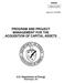 PROGRAM AND PROJECT MANAGEMENT FOR THE ACQUISITION OF CAPITAL ASSETS