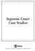Supreme Court Case Studies