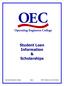 Student Loan Information & Scholarships