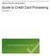 Guide to Credit Card Processing