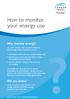 How to monitor your energy use