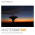 TABLE OF CONTENTS INSTALLATION MANUAL MASTERSAF DW