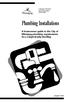 Plumbing Installations A homeowner guide to the City of Winnipeg plumbing requirements for a single-family dwelling