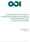A brief review of the role of development finance institutions in promoting jobs and productivity change