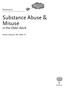 Substance Abuse & Misuse