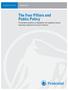 The Four Pillars and Public Policy Prudential s positions on legislative and regulatory issues impacting retirement security in America