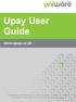 Upay User Guide. www.upay.co.uk