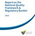 Report on the National Quality Framework & Regulatory Burden