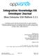 Integration Knowledge Kit Developer Journal