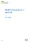 WebEx Integration to Outlook. User Guide