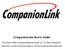 CompanionLink User's Guide