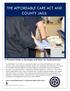 THE AFFORDABLE CARE ACT AND COUNTY JAILS: