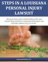 STEPS IN A LOUISIANA PERSONAL INJURY LAWSUIT