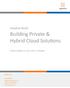 Building Private & Hybrid Cloud Solutions