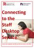 Connecting to the Staff Desktop Service
