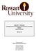 Request for Proposals Strategic Business Development & Innovation Consultant (SBDIC) Rowan University RFP 15-76