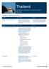 Thailand. Thailand General Insurance. International Comparison of Insurance Taxation* May 2009. *connectedthinking. Definition Accounting Taxation