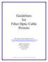 Guidelines for Fiber Optic Cable Permits
