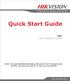 Quick Start Guide NVR DS-7104NI-SL/W NVR. www.hikvision.com. First Choice For Security Professionals