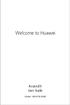 Welcome to Huawei. Ascend II User Guide. Model: HUAWEI M865