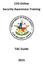 CJIS Online Security Awareness Training. TAC Guide