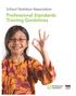 School Nutrition Association Professional Standards Training Guidelines. Table of Contents. Introduction... 3