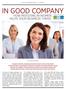 SPECIAL ADVERTISING SECTION // DIVERSITY IN GOOD COMPANY HOW INVESTING IN WOMEN HELPS YOUR BUSINESS THRIVE BY SUSAN H. BURNELL