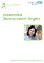 Subacromial Decompression Surgery