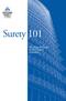 Surety 101. An Introduction to the Surety Industry