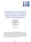 DISPELLING THE MYTHS: WHAT POLICY MAKERS NEED TO KNOW ABOUT PRETRIAL RESEARCH