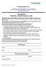 MOTORSPORT PERSONAL ACCIDENT PROPOSAL FORM