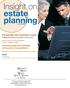 Insight on estate planning