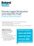 Family Legal Protection and Identity Theft Policy Document