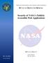 Security of NASA s Publicly Accessible Web Applications