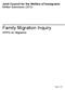 Family Migration Inquiry