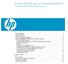 HP ProtectTools Client Security Solutions Manageability for Customers with Limited IT Resources
