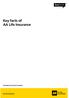Key facts of. AA Life Insurance. Provided by Friends Provident. AA Life Insurance