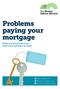 Problems paying your mortgage