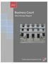 Business Court 2012 Annual Report