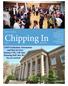 Chipping In. CHIP Graduation, Orientation and Meet & Greet January 17th, 3:30-5pm Manning Hall, Rm 303 You are invited! chip.unc.