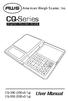CQ-Series. User Manual. American Weigh Scales, Inc. CQ-350 (350x0.1g) CQ-500 (500x0.1g) Digital Pocket Scale . = + CALC AC CE % TARE OFF ON MC MR CALI