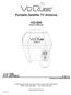 Portable Satellite TV Antenna. VQ1000 Owner s Manual