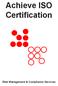 Achieve ISO Certification