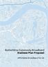 Rotherhithe Community Broadband Business Plan Proposal