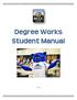 Degree Works Student Manual