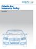 Private Car Insurance Policy