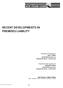 RECENT DEVELOPMENTS IN PREMISES LIABILITY