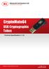 CryptoMate64. USB Cryptographic Token. Technical Specifications V1.03. Subject to change without prior notice. info@acs.com.hk www.acs.com.