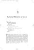 General Theories of Love